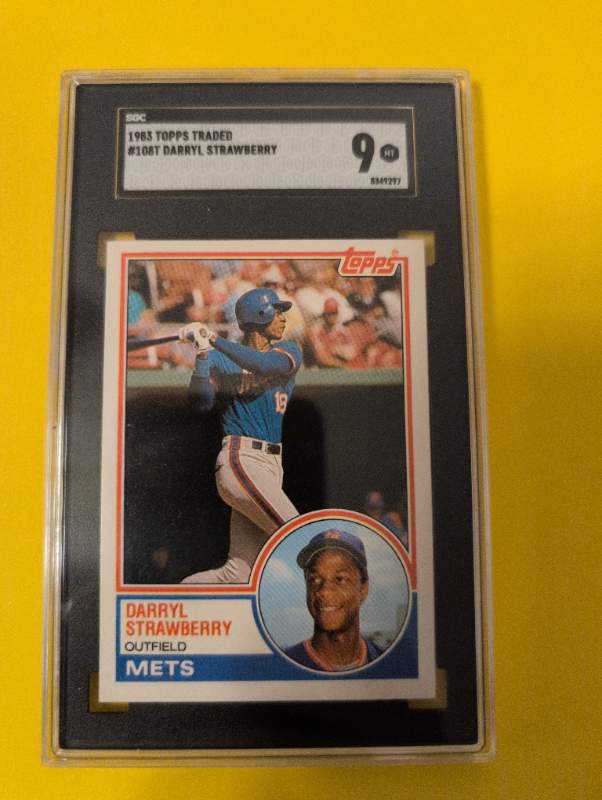 1985 Topps Traded Darryl Strawberry #108T — Base
