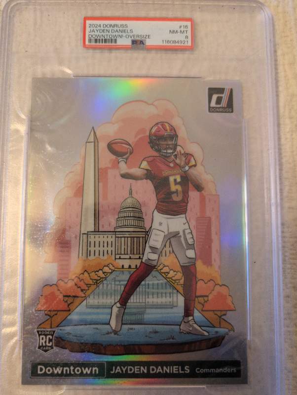 2024 Donruss Downtown Jayden Daniels #16 — Oversize
