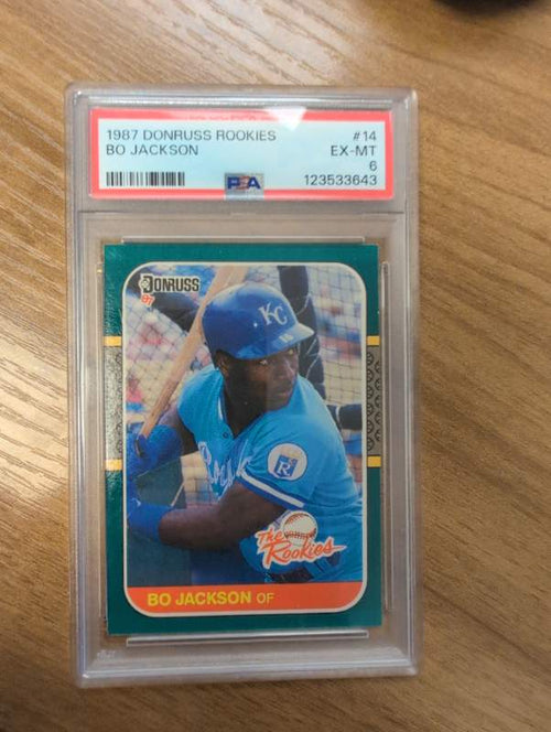 Bo Jackson 1987 Donruss Rookies #14 - Front